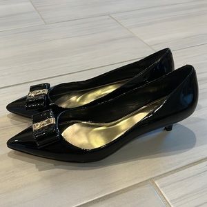 Coach Black Patent Leather Pumps